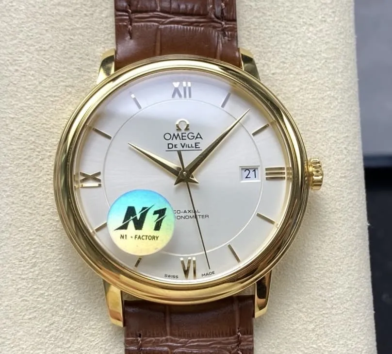 N1 Factory Omega De Ville 424.53.40.20.02.002 1:1 Best Edition Replica Watch